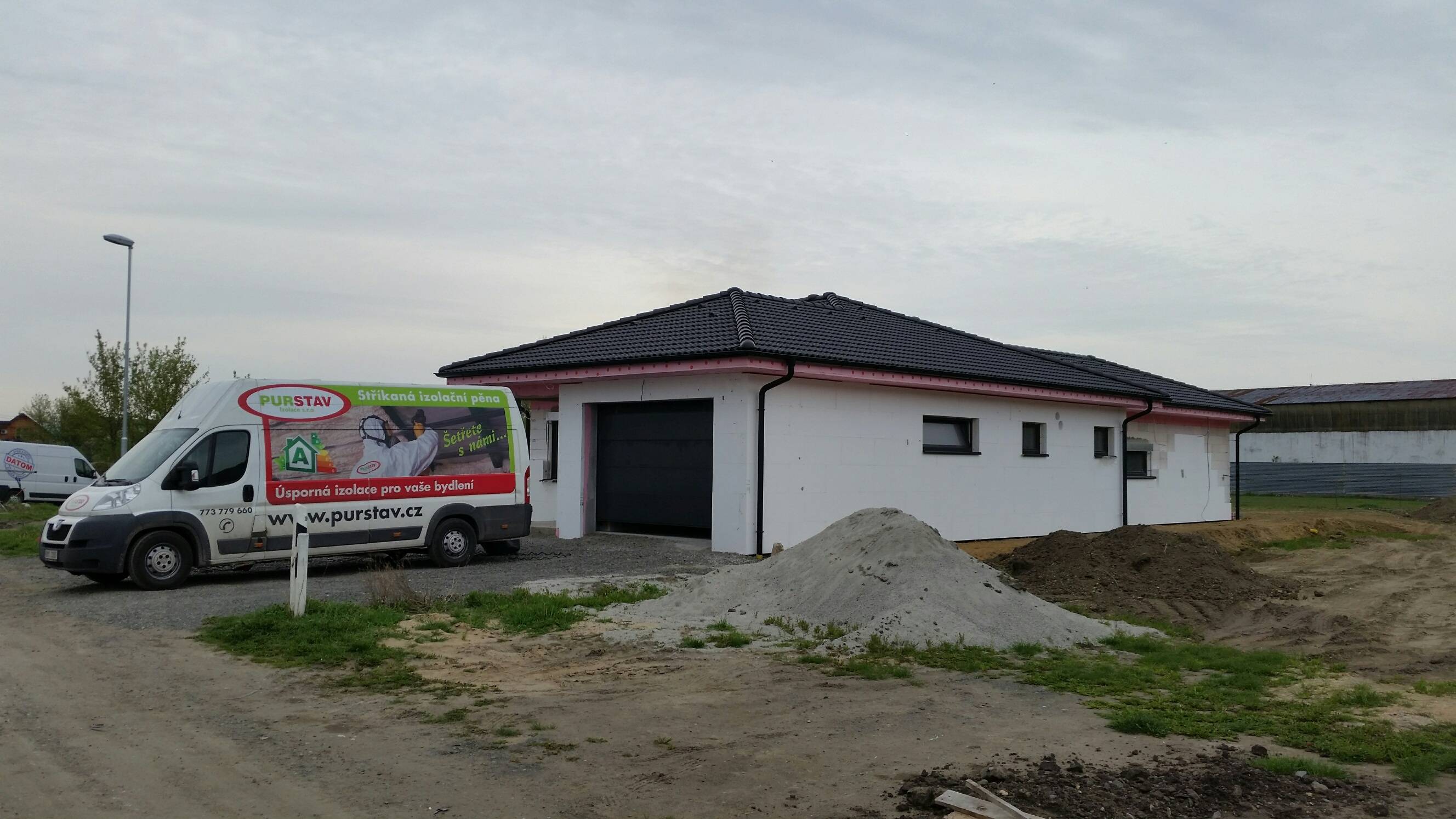 Izolace stropu Bungalovu Kostoliště (Slovensko